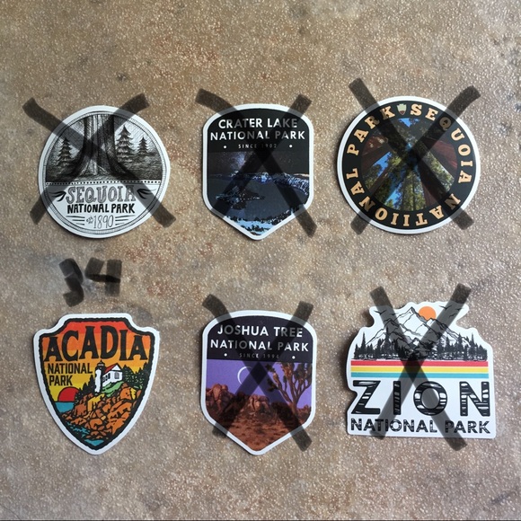 National Park Stickers 3/$5 - Picture 7 of 10